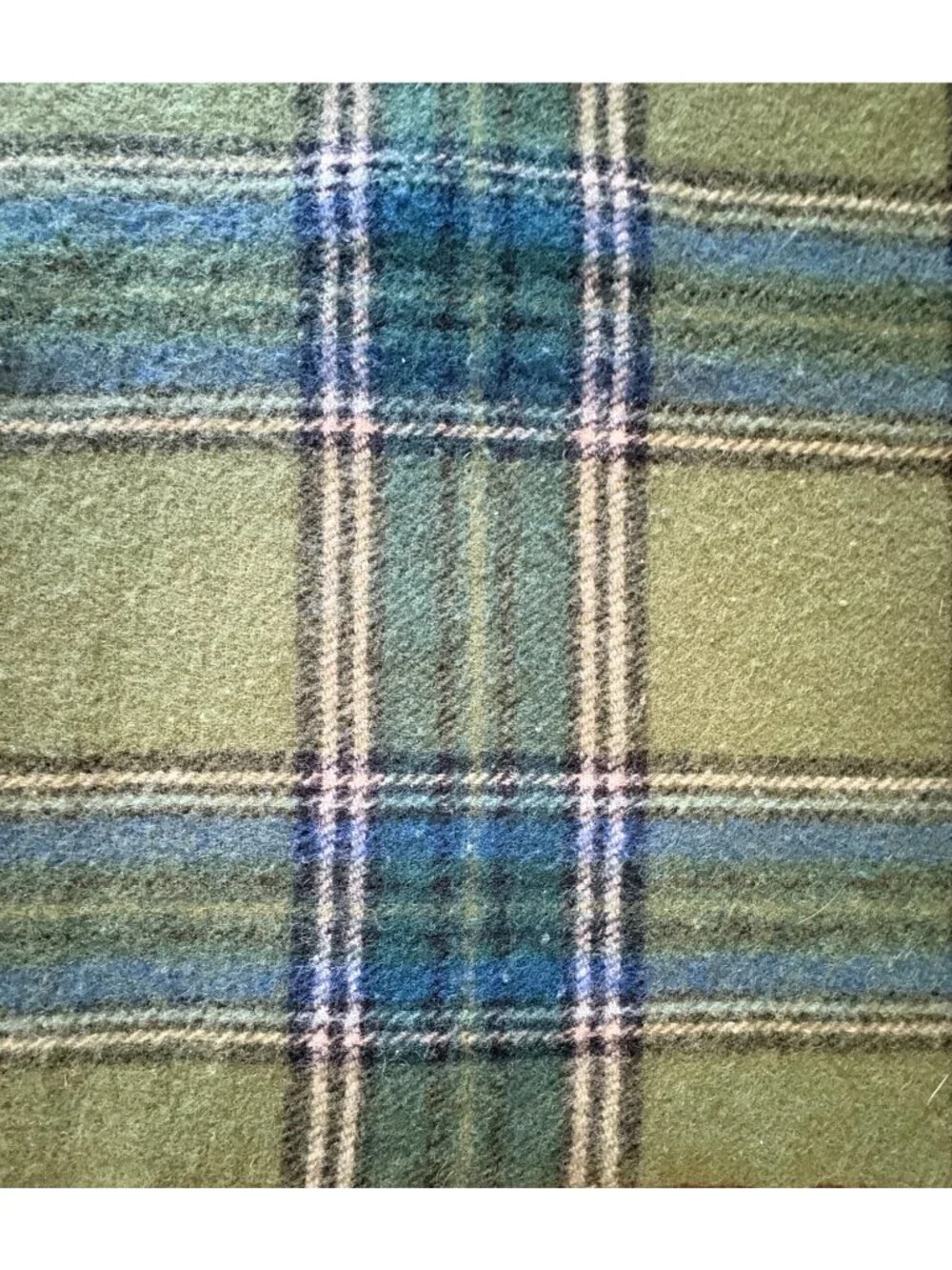 Pendleton Woolen Mills Tartan Plaid Virgin Wool Throw With Fringe 65 x 50